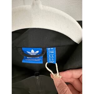 Adidas Black Track Jacket floral lace